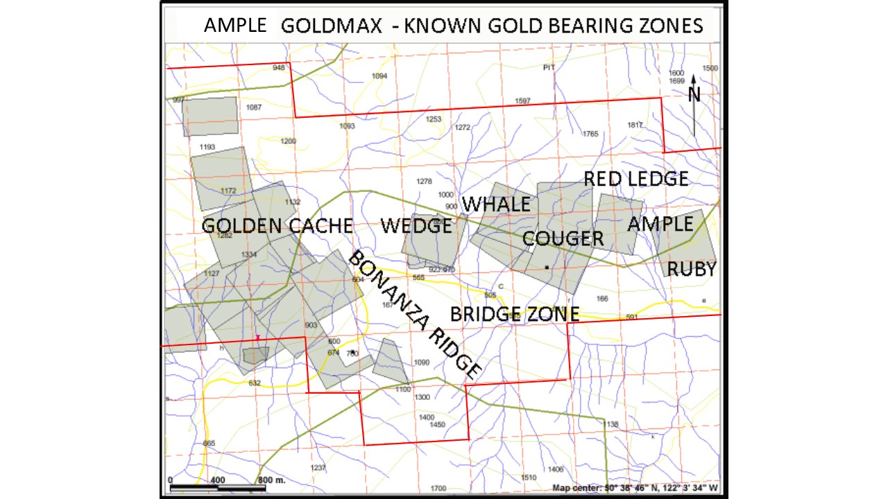 Ample Goldmax Claims Map